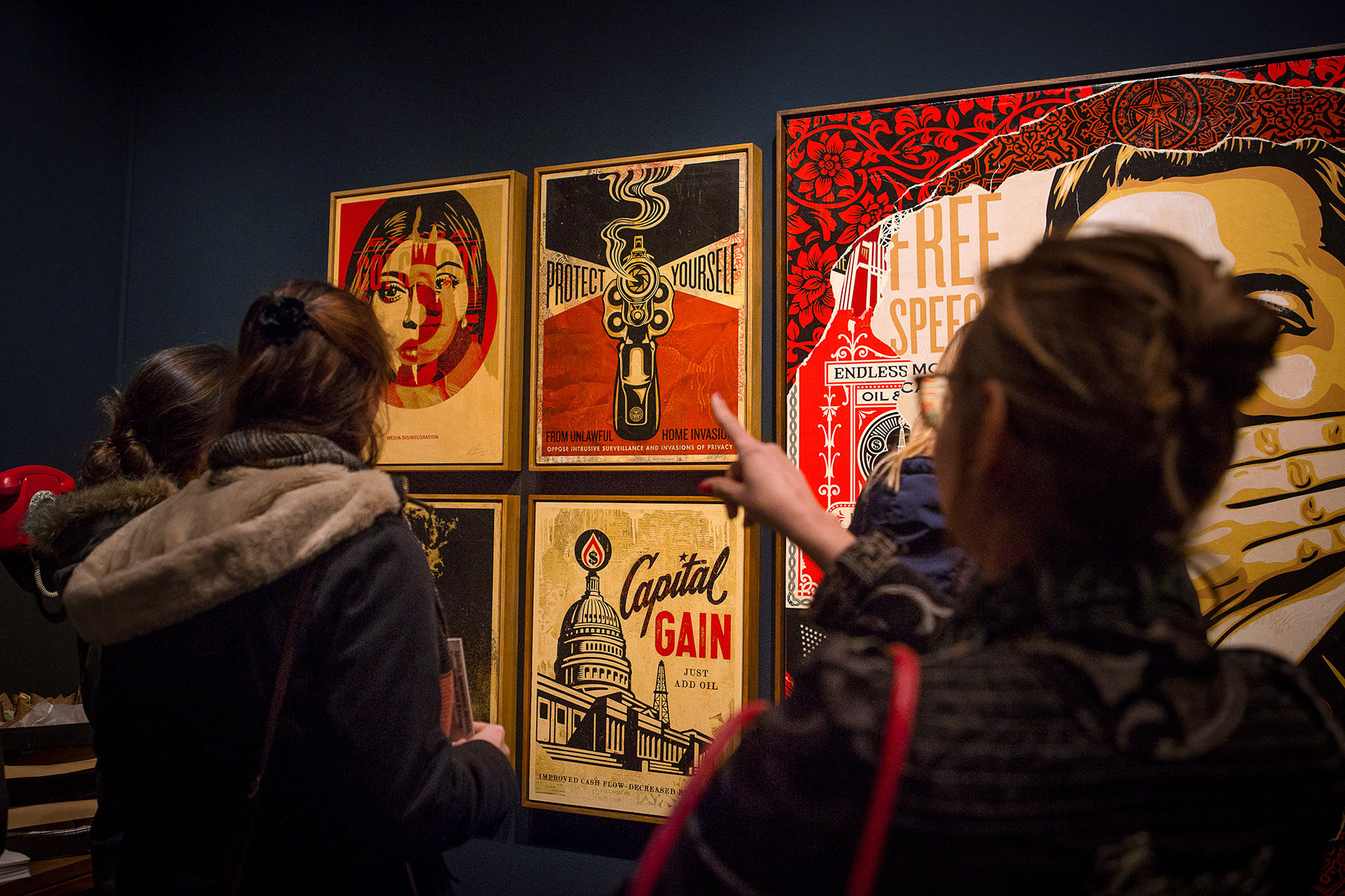 Street Art Ausstellung München BLU · ESCIF · NoNAME · SHEPARD FAIREY